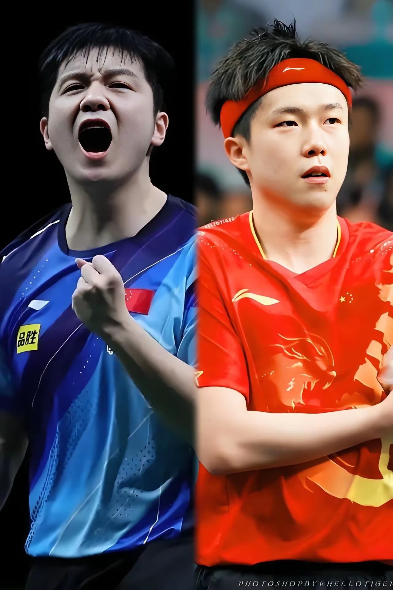 中国乒乓球队强势法国乒乓球队，樊振东统治全场